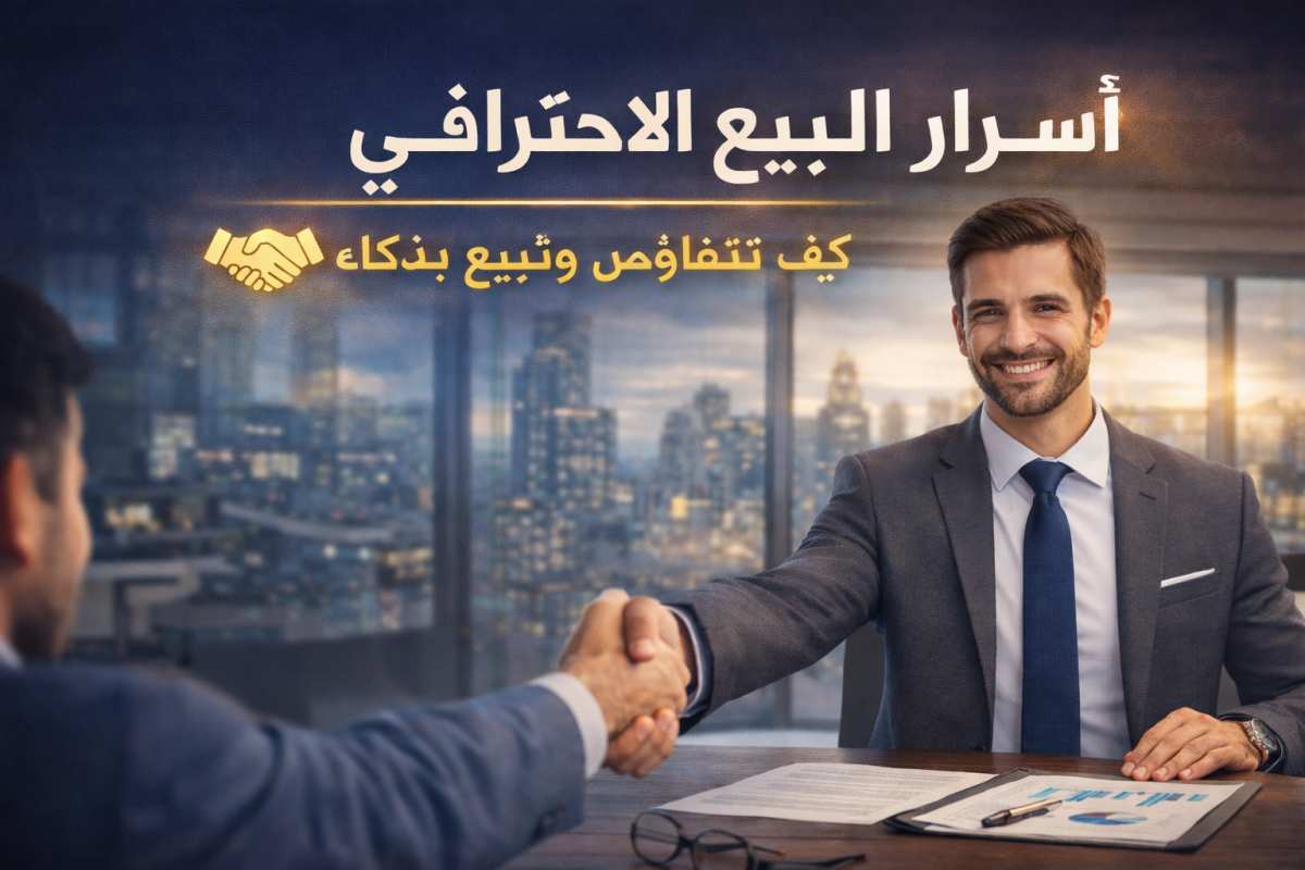 أسرار البيع الاحترافي 2026: كيف تتفاوض وتبيع بذكاء 1