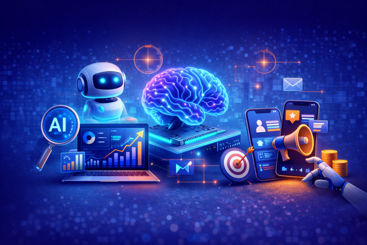 استخدام الذكاء الاصطناعي في التسويق الإلكتروني : أدوات وتطبيقات هامة للـ AI 1